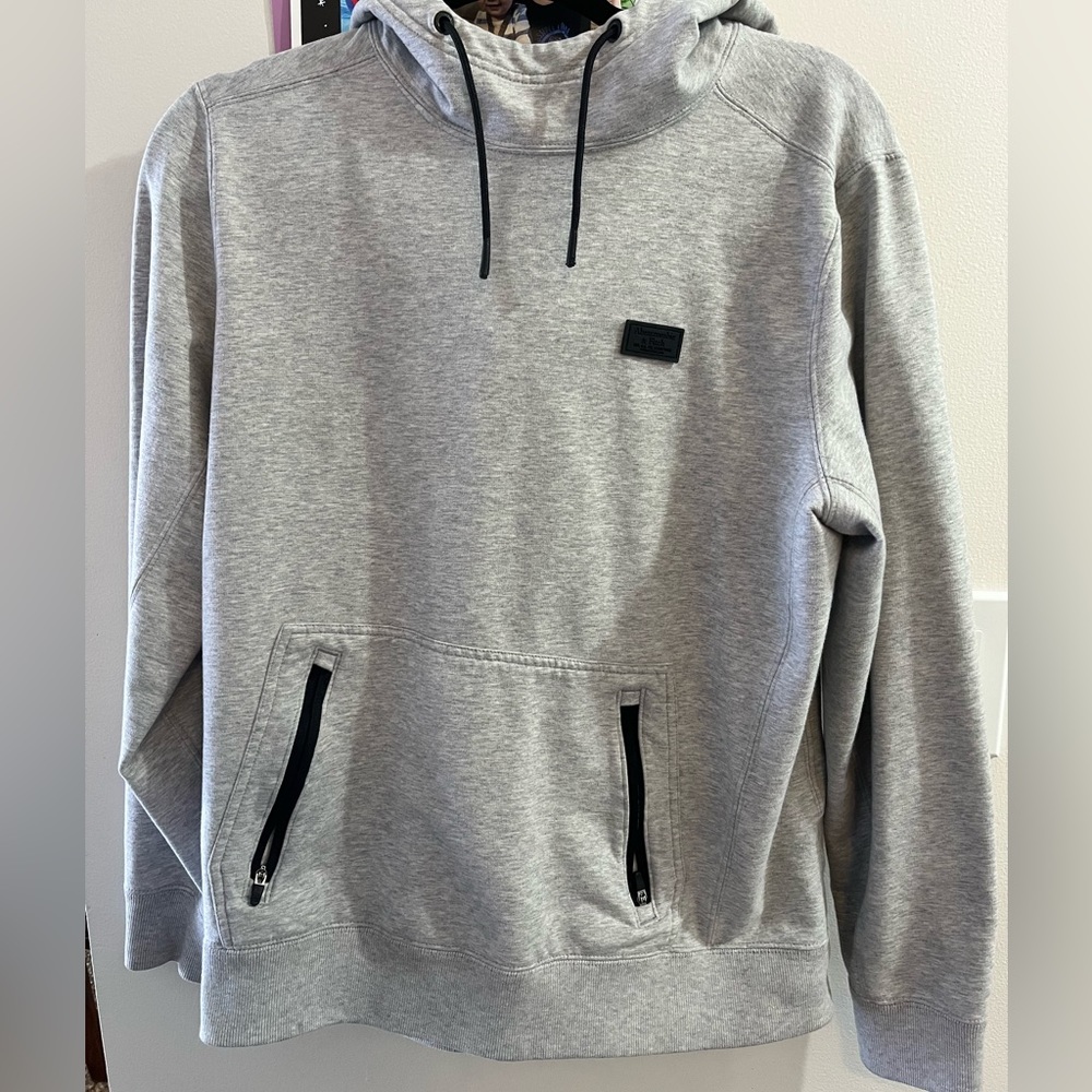 Medium grey Abercrombie and Fitch hooded sweatshirt